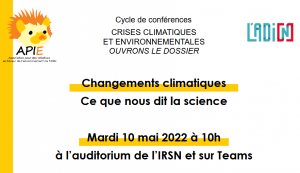 conférence changemenrt climatique