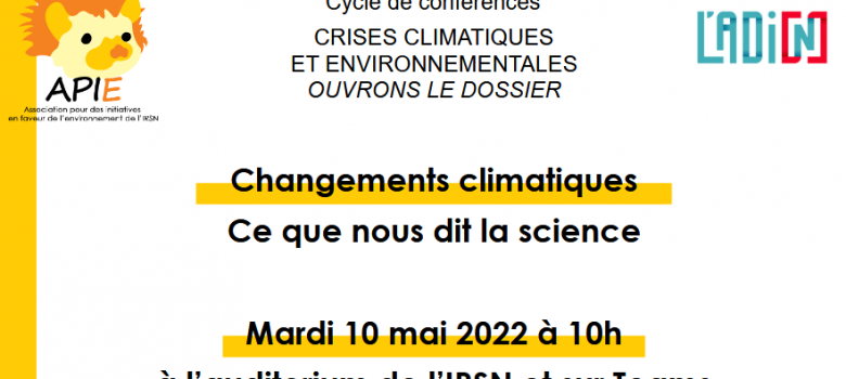 conférence changemenrt climatique